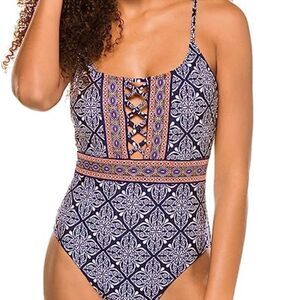 La Blanca Mio‎ One Piece Swimsuit Sz M